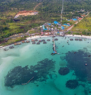 民丹岛潜水目的地海景