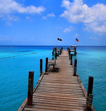 浪中岛潜水目的地海景