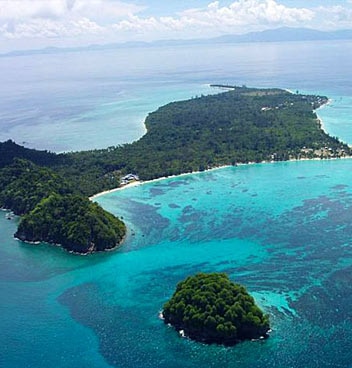 美人鱼岛潜水目的地海景