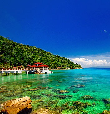 停泊岛潜水目的地海景