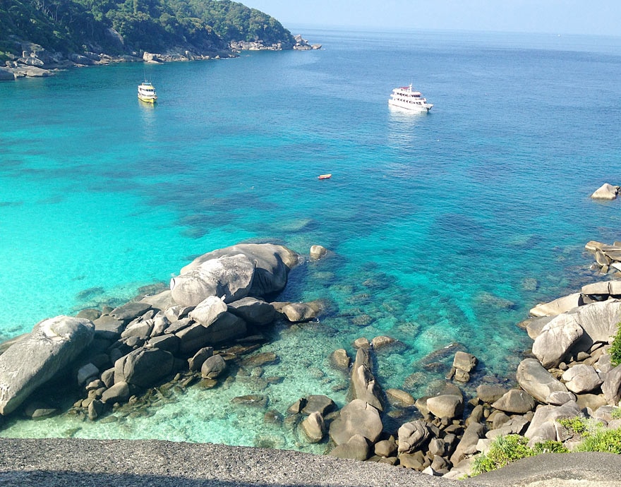 斯米兰群岛潜水目的地景观